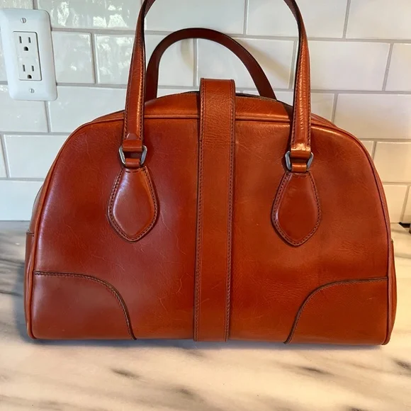 PRADA Leather Boston Bag - Picture 5 of 11